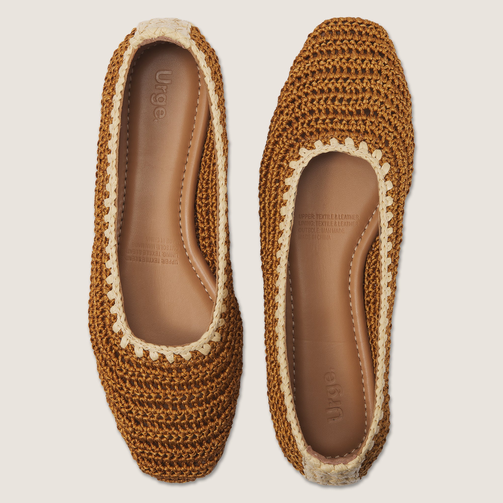 Cleo Crochet Ballet - Tan