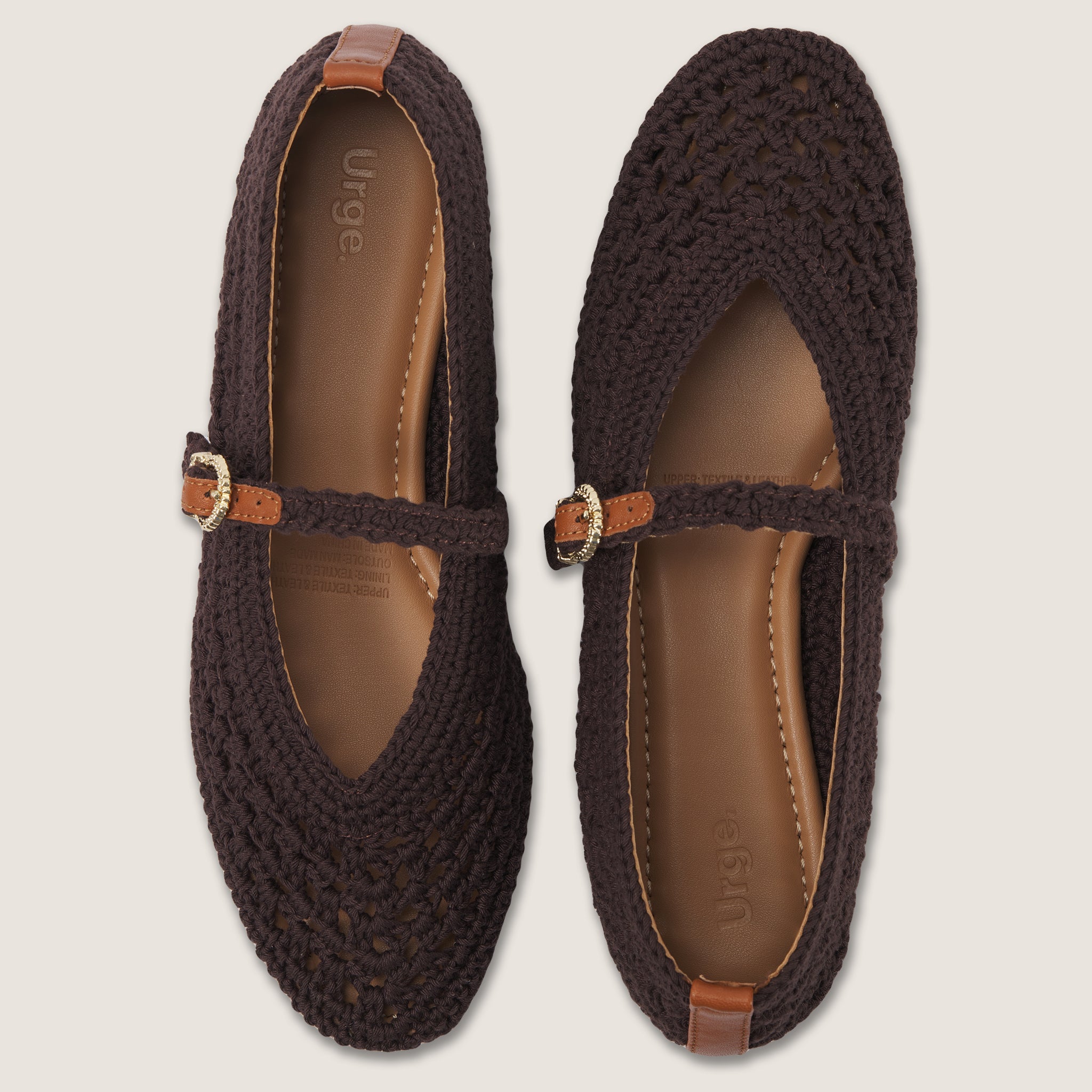 Clove Crochet Flat - Chocolate